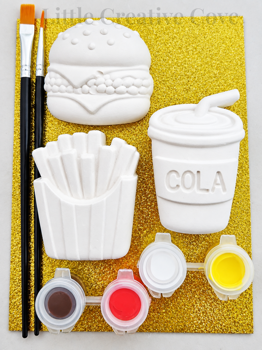 Burger Meal Themed Paint Kit