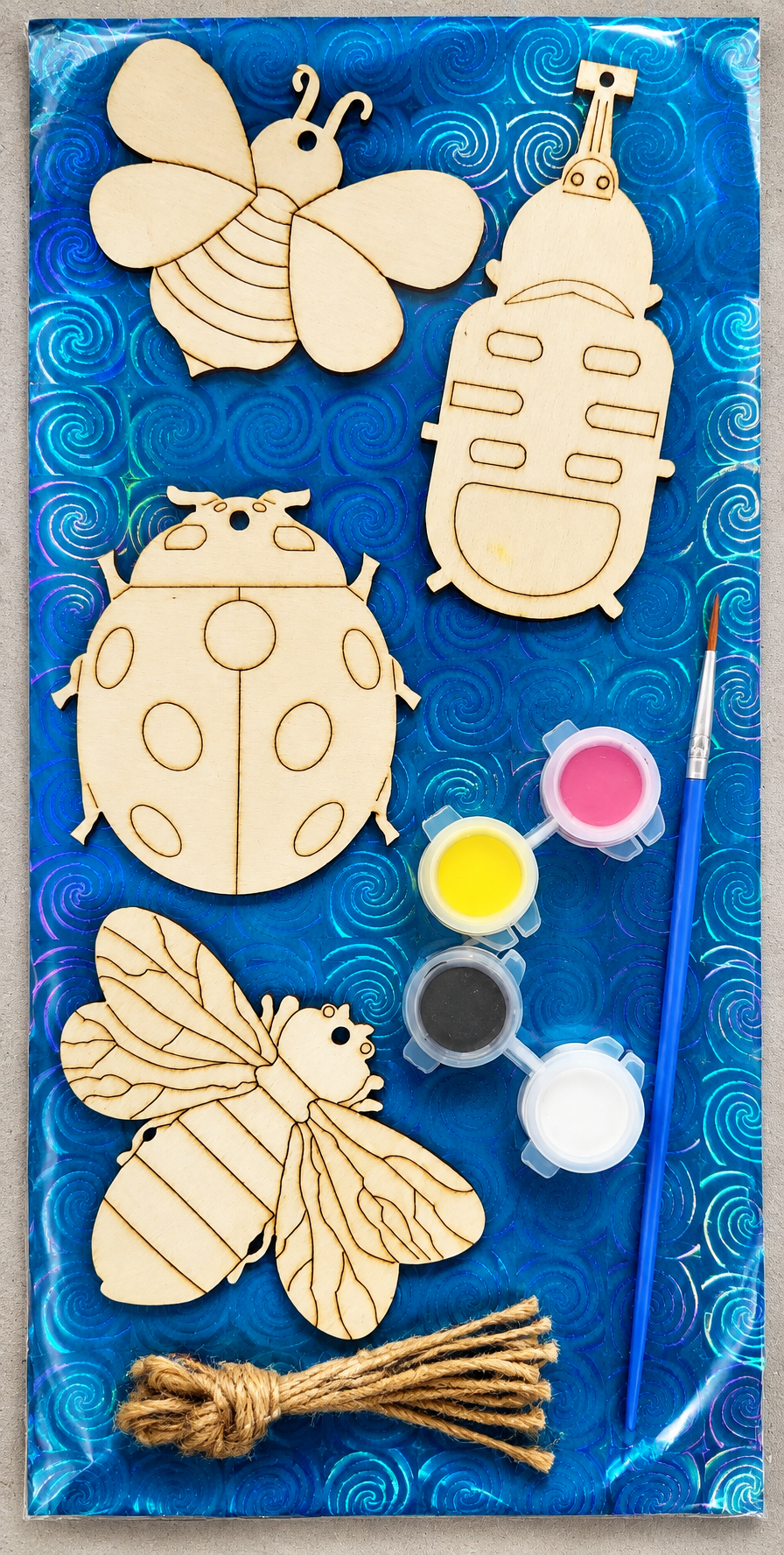 Wooden Cut-outs & Paint Kit #2