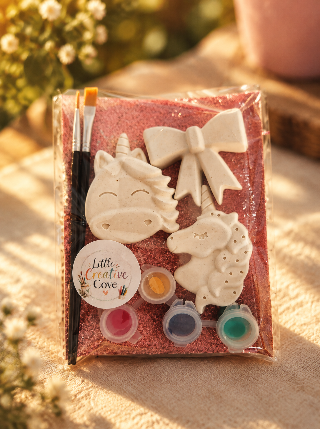 Unicorns & Bow Paint Kit