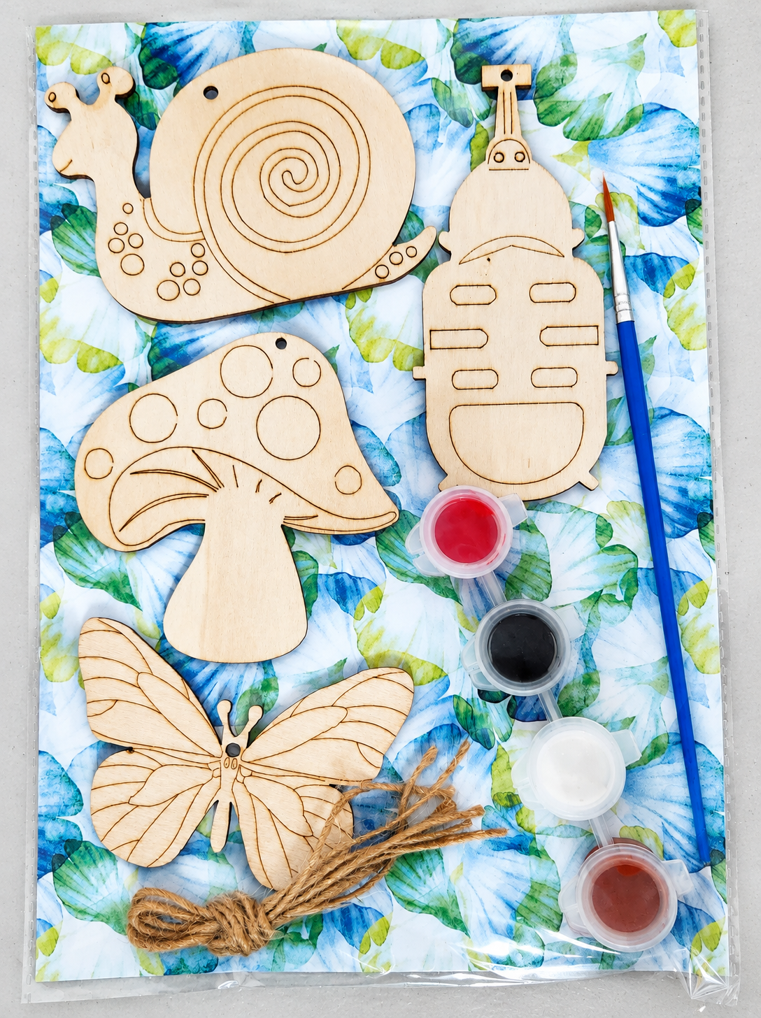 Wooden Cut-outs & Paint Kit #6