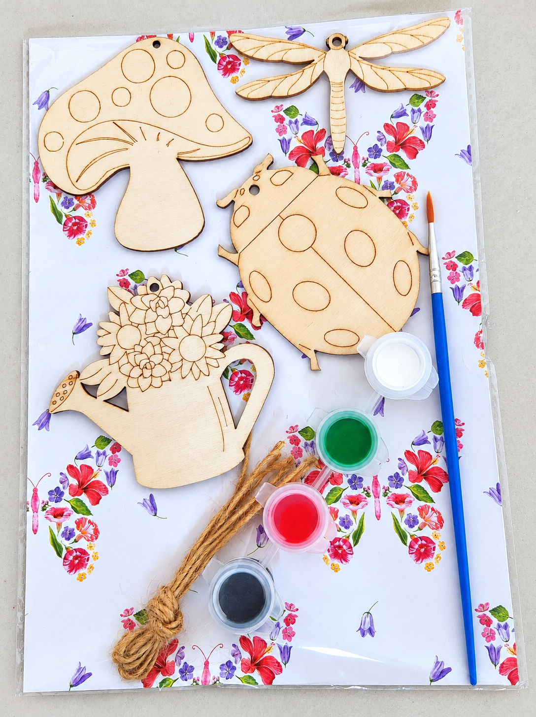 Wooden Cut-outs & Paint Kit #7